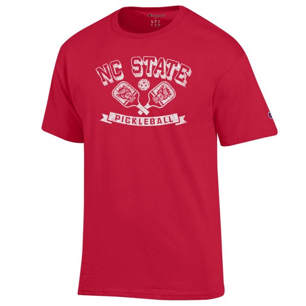 Red Short Sleeve Tee - NC State Pic